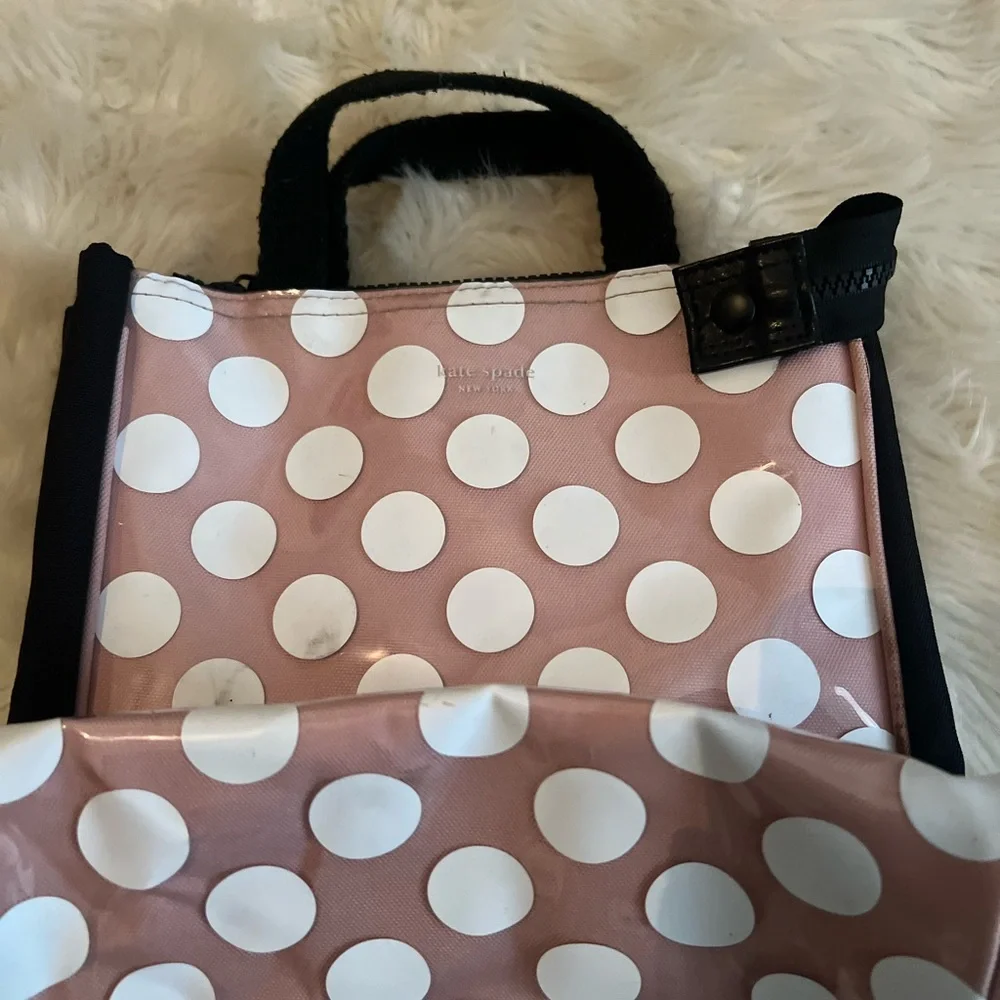 Kate Spade Pink Polka Dot Women's Lunch Bag